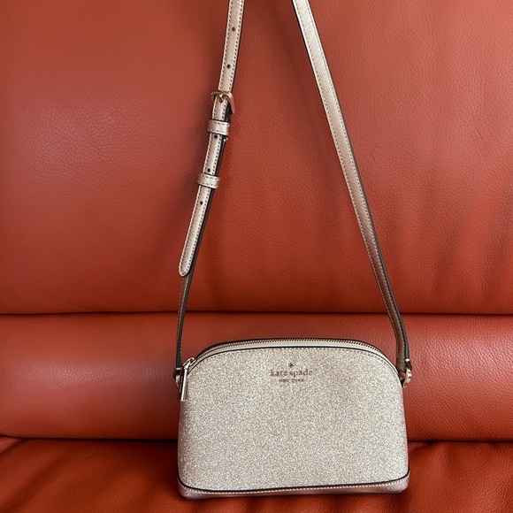 Kate Spade Glitter Rose Gold crossbody/ shoulder bag
